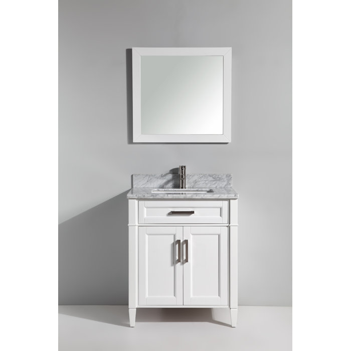 Gracie Oaks Lachine 30'' Free Standing Single Bathroom Vanity with